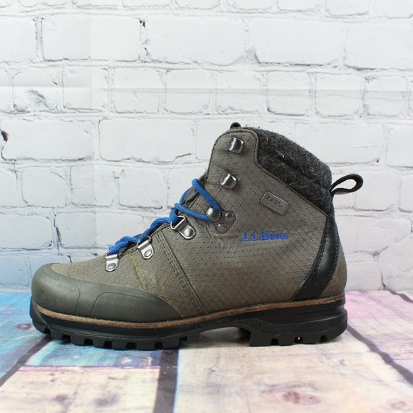 L.L. Bean Shoes - LL Bean Knife Edge Gray Blue Mesh Waterproof Hiking Trail Boots 6 M